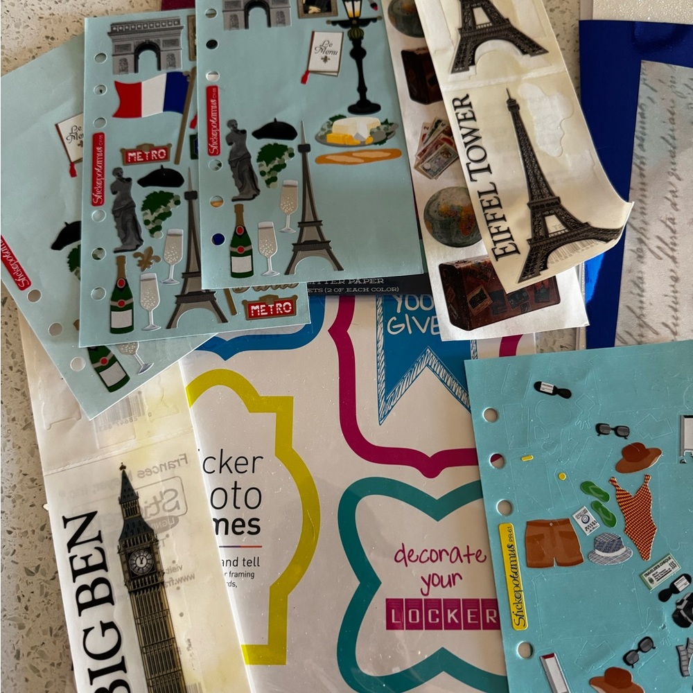 Euro Trip Scrapbook Lot – Used